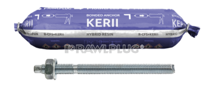 R-CFS+KERII Химический анкер (гибридная смола) с резьбовыми стержнями